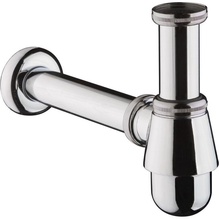 Bidetbekersif.1.1/4" met buis/rozonder chroom