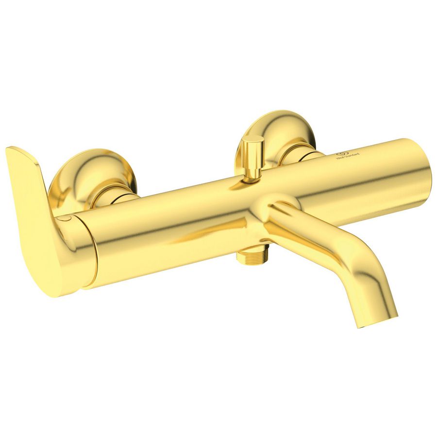 Bad/douchemengkraan 304x220x130mm brushed gold 12l/min La Dolce Vita