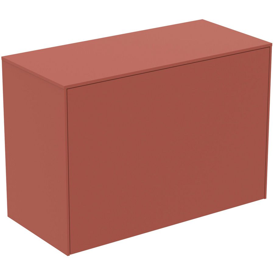 Conca wastafelmeubel 80x37x55cm 1 lade afdekblad zonder uitsnijding matt sunset