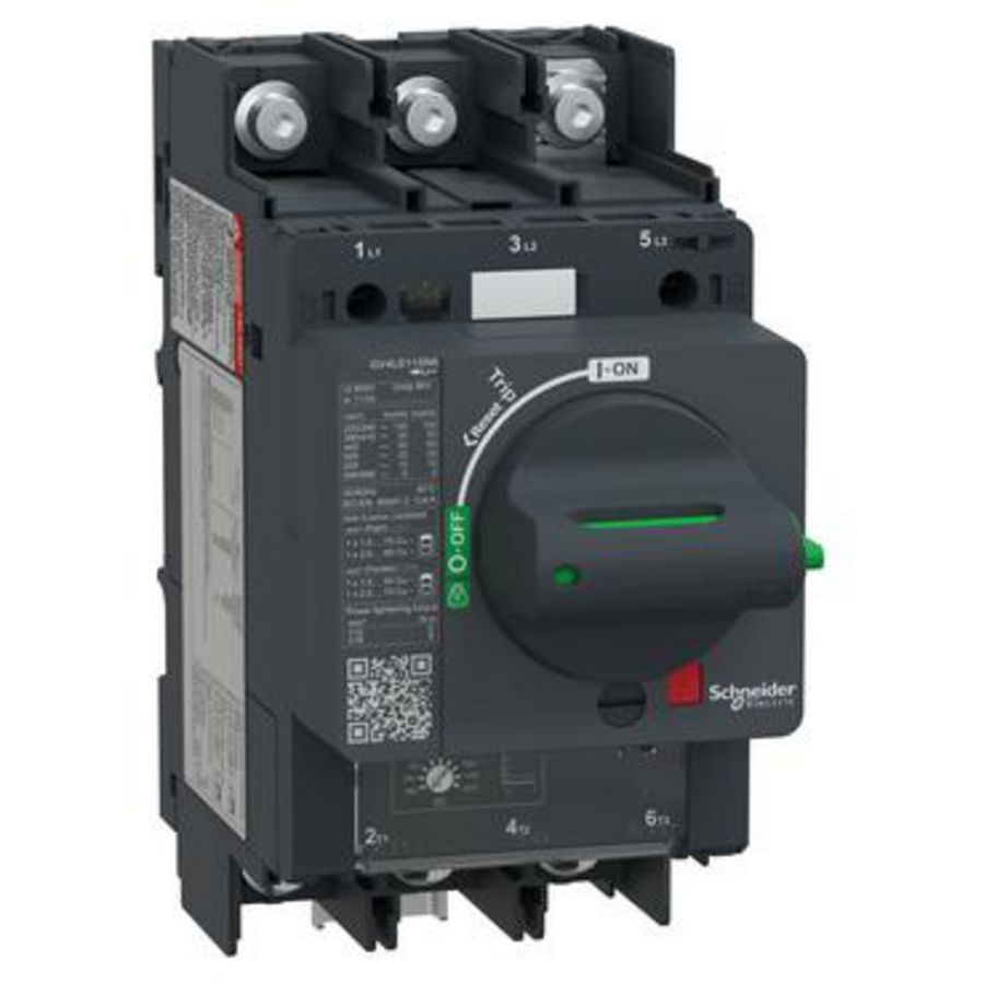Vermogensschakelaar Magnetisch 115A 3P Kabelschoen TeSys GV4