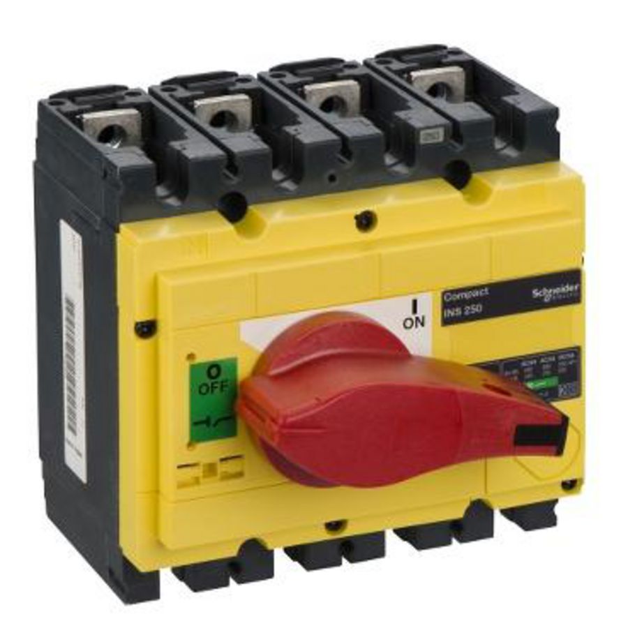 Lastscheider Vast Rood/Geel ComPact INS250-250A 4P