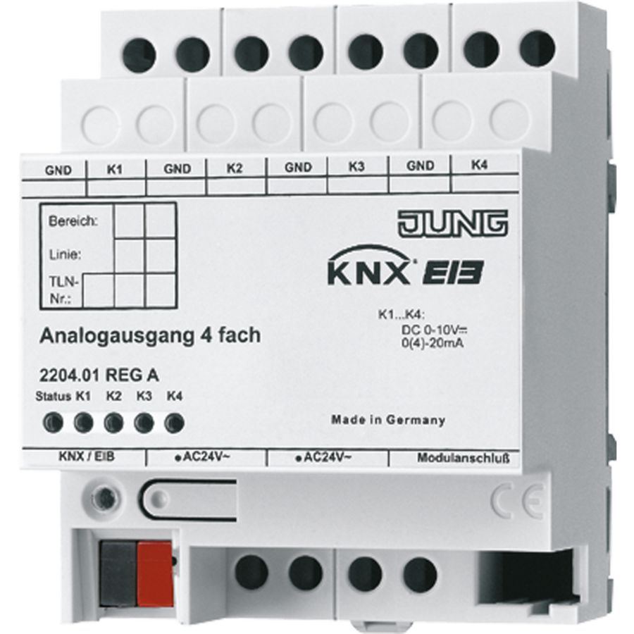 Analoge uitgang 4-voudig KNX