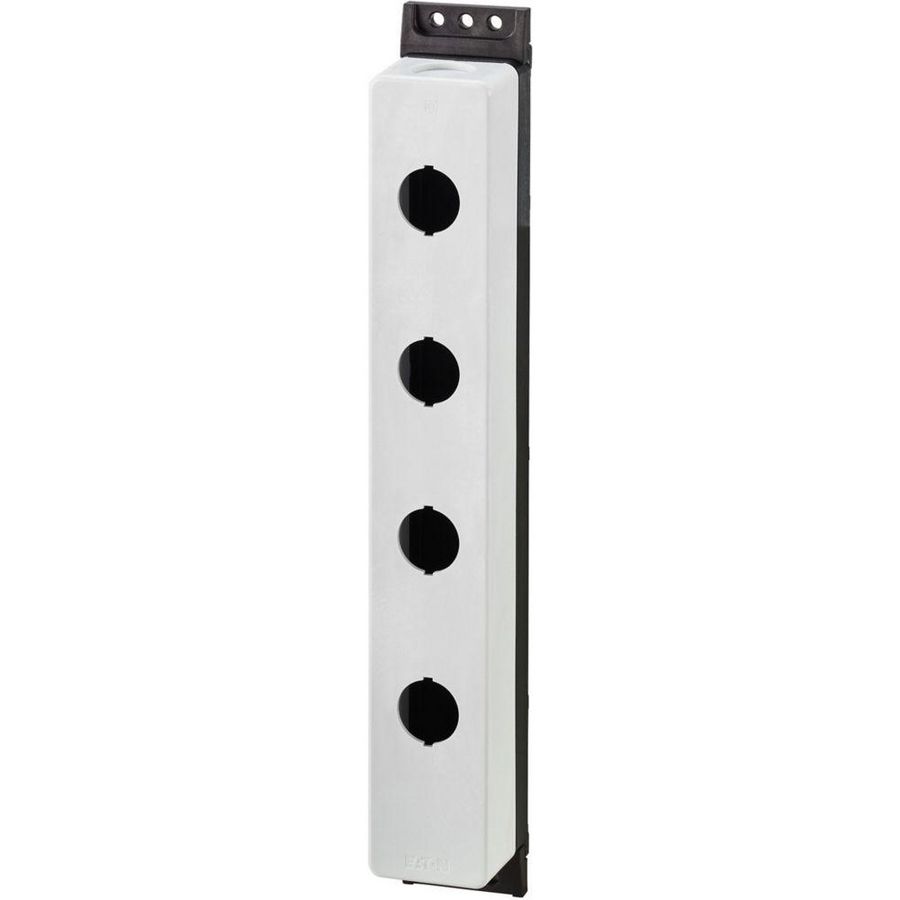 Opbouwkast vlak grijs 4 inbouwplaatsen 4 x M22