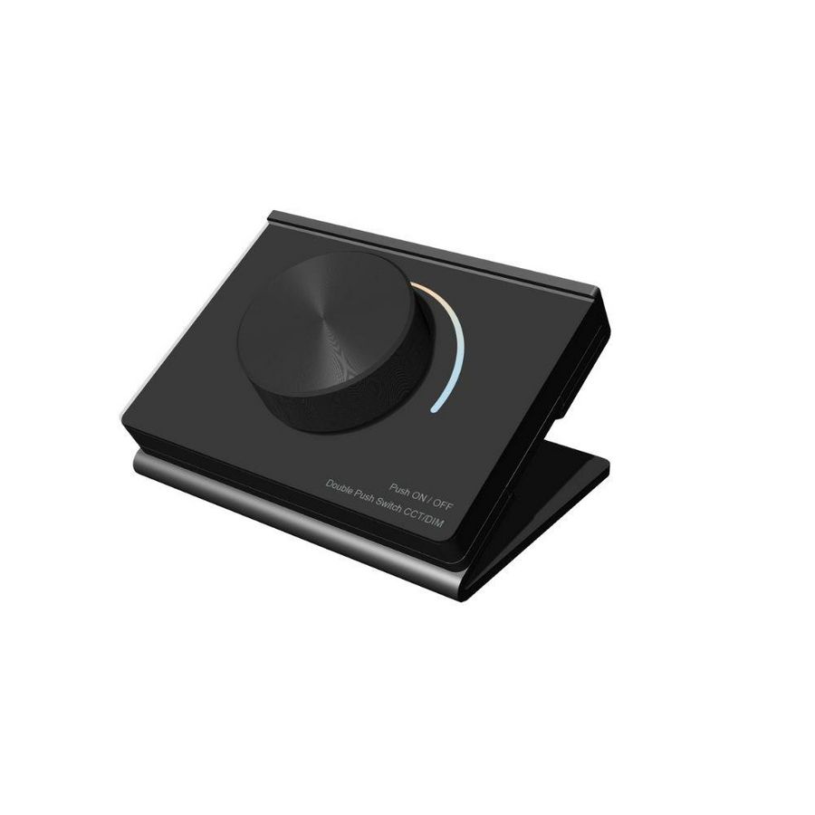 Afstandsbediening RF TW 1 zone tafeldraaidimmer zwart