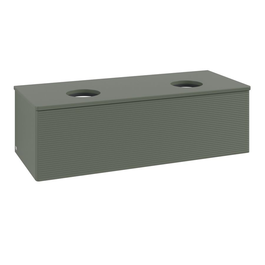 Wastafelonderkast Antao 1200x360x500mm L.Green Matt Lacquer K35110HL
