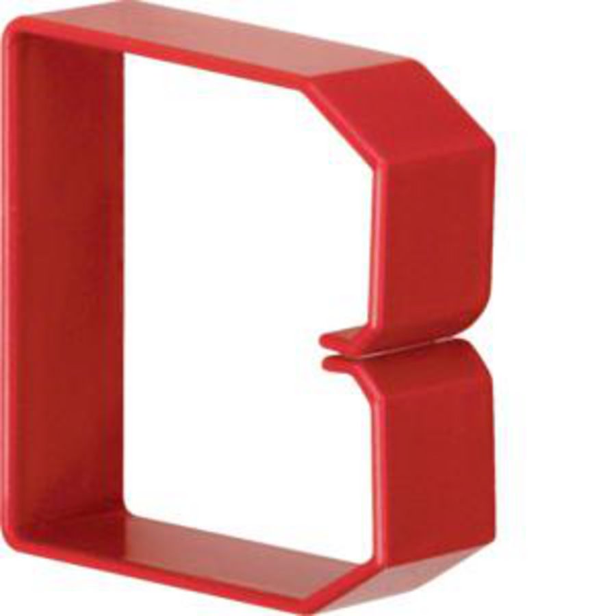 Draadhouder voor kanaal halogeenvrij 75x75mm HNG rood