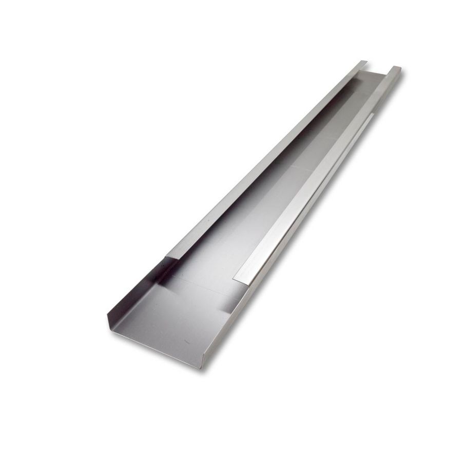 Lengte a 2mtr. standaard zinken verholen goot 90° onder pan