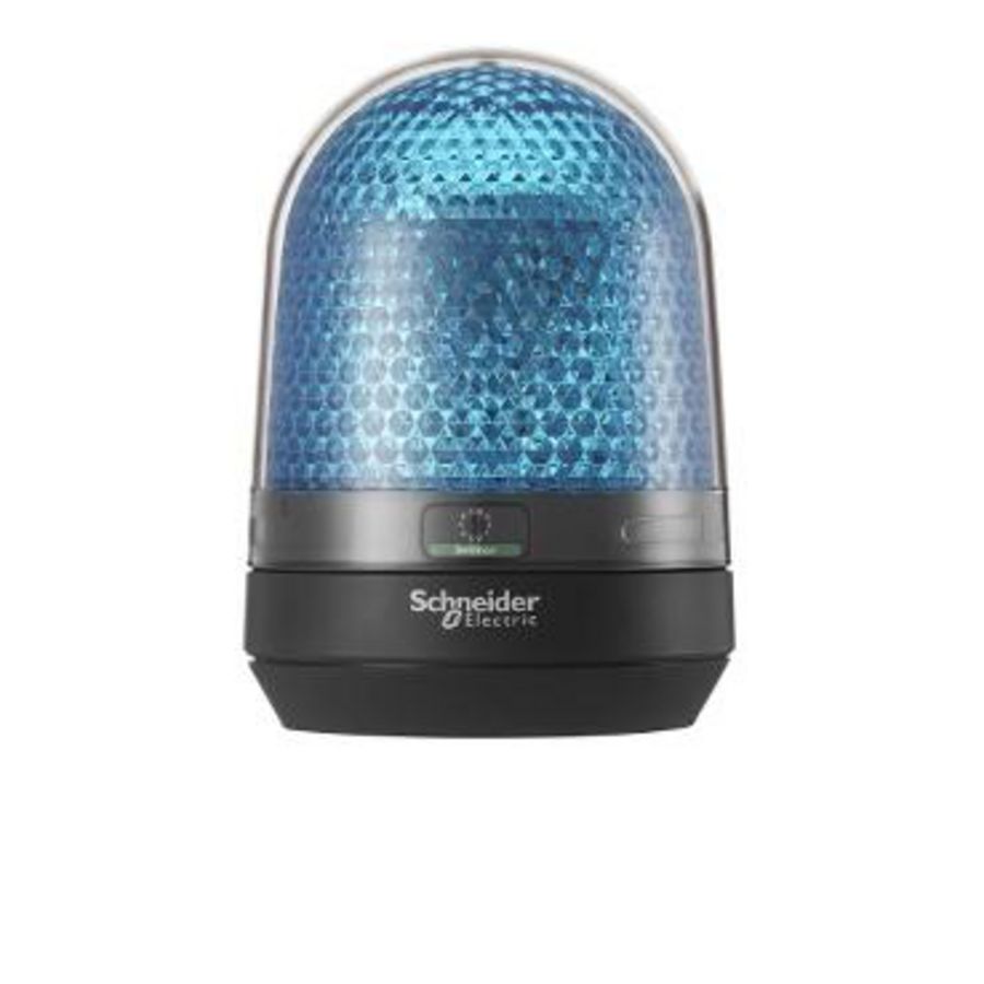 Zwaailamp LED 100-230V AC Blauw