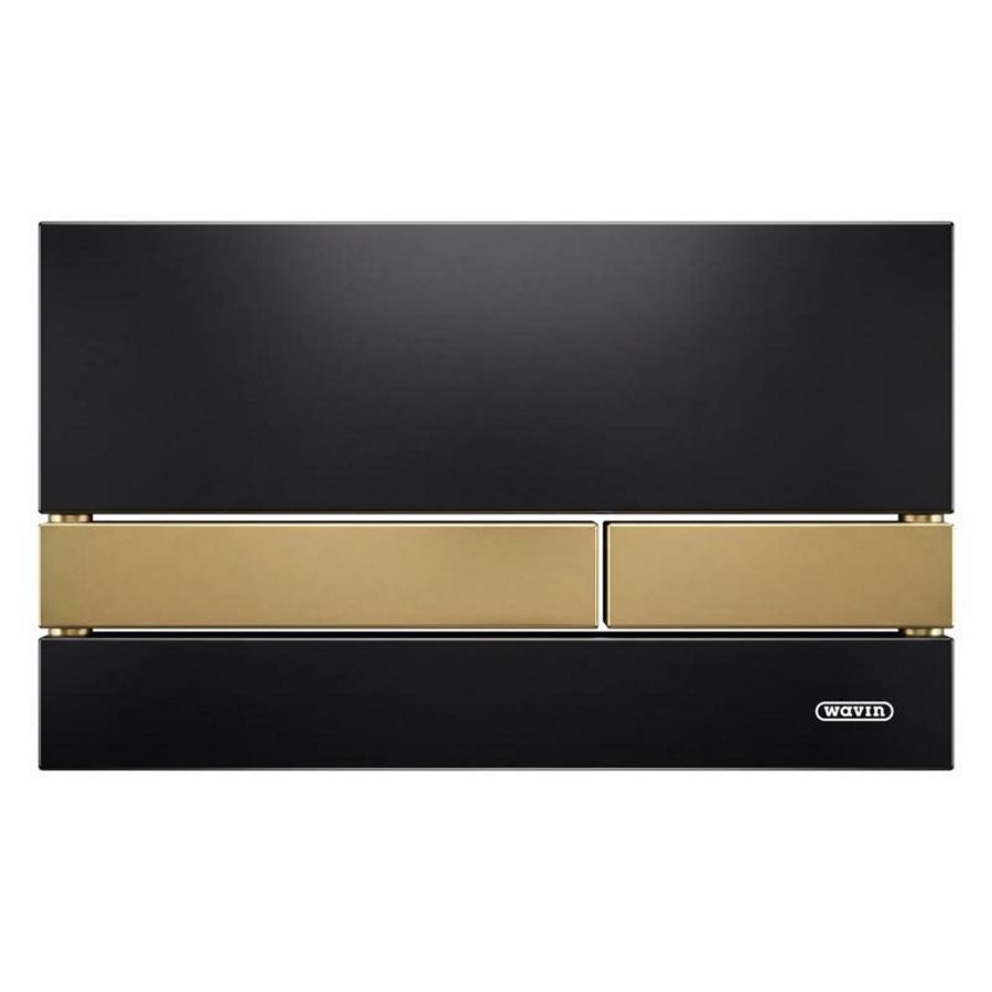 Bedieningsplaat Select 2.0 Zwart/Mat Goud LaLinea