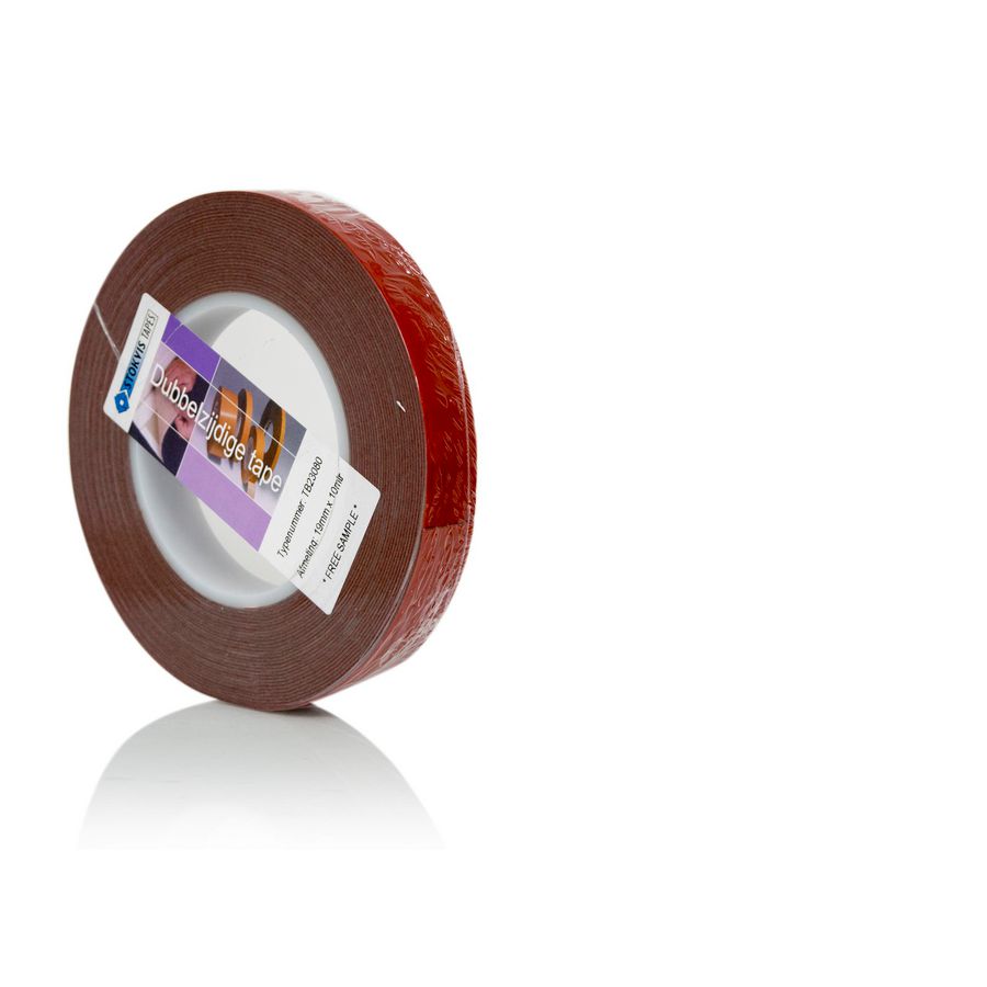 Premium tape dubbelzijdig acryl 19mm x 5m VVE=39