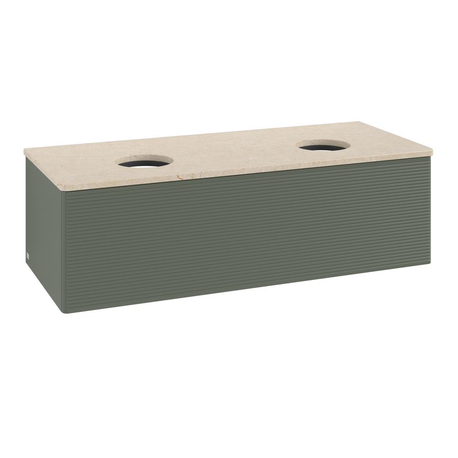 Wastafelonderkast Antao 1200x360x500mm L.Green Matt Lacquer K35113HL