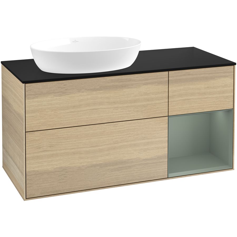Wastafelonderkast Finion 1200x603x501mm Oak Veneer GA52GMPC