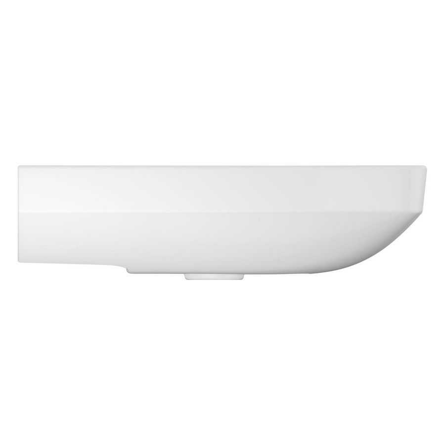 Euro Ceramic wastafel 60cm met kraagat zonder overloop