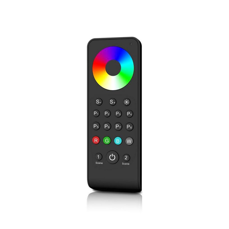Afstandsbediening RF RGB(W) 1 zone touchwielbediening zwart