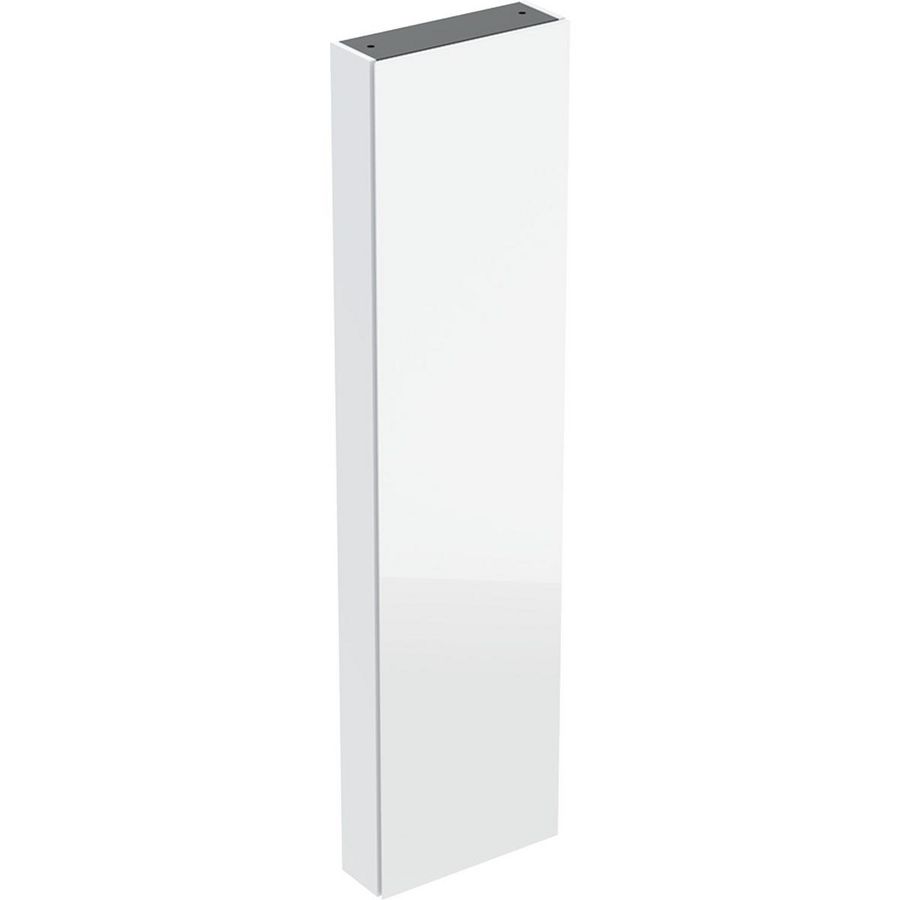 iCon hoge kast 1 deur binnespiegel compact B45 H180 Wit glas