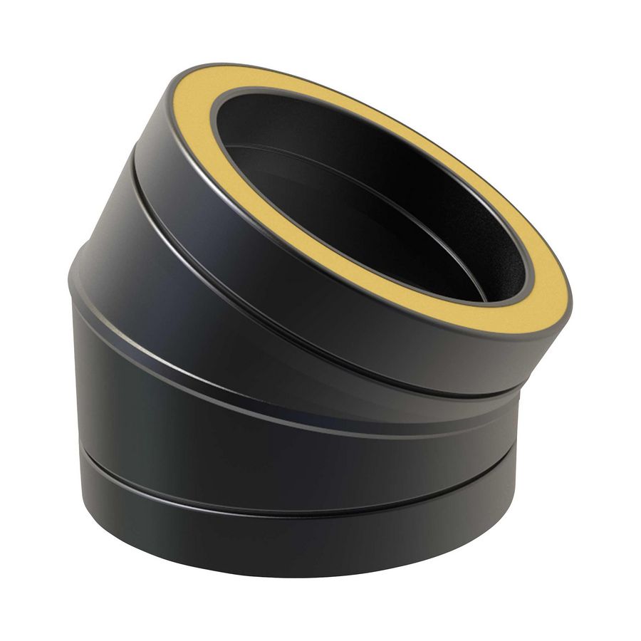 DW Ø250mm Bocht 30° zwart