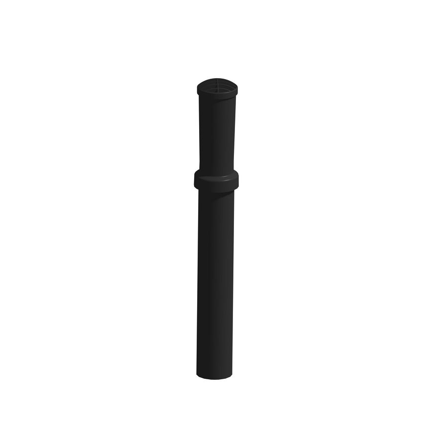 Rioolontluchting PP ø110mm L=950mm zwart excl. pan en schaal