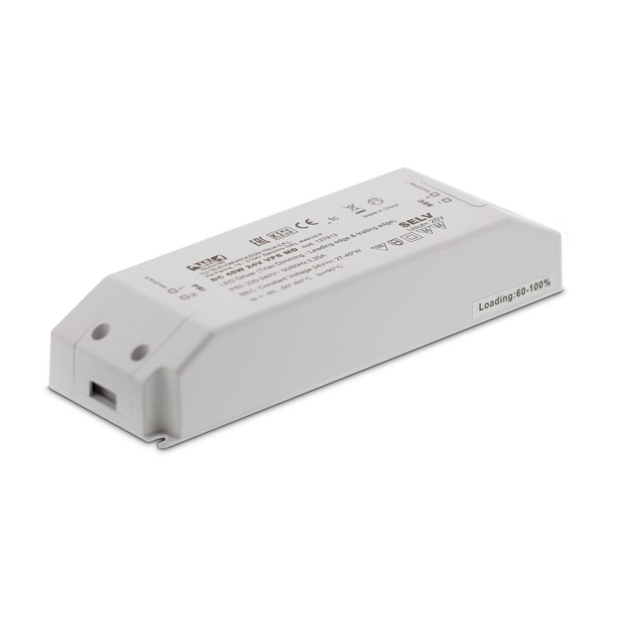 LED driver constante spanning 24V 45W dimbaar afsnijding