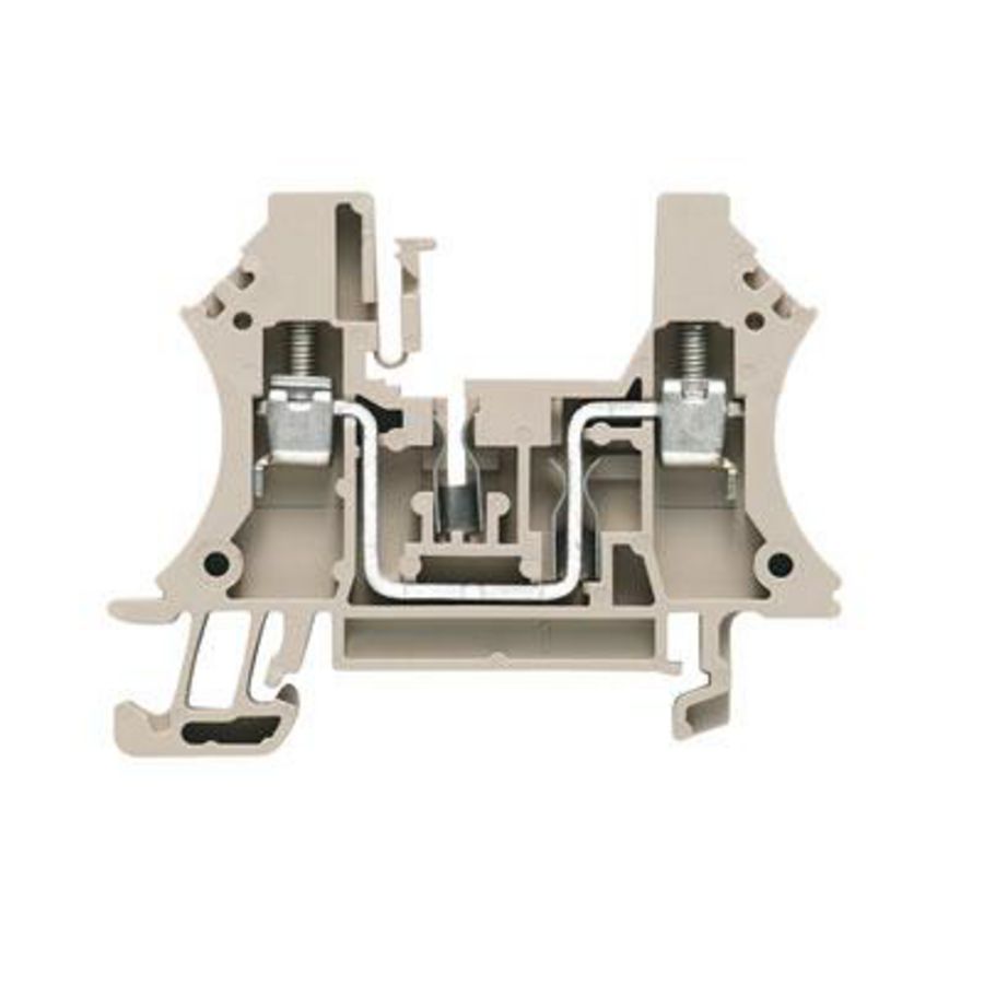Component rijklem schoefaansl. d.beige 4mm2 250 V VVE=50