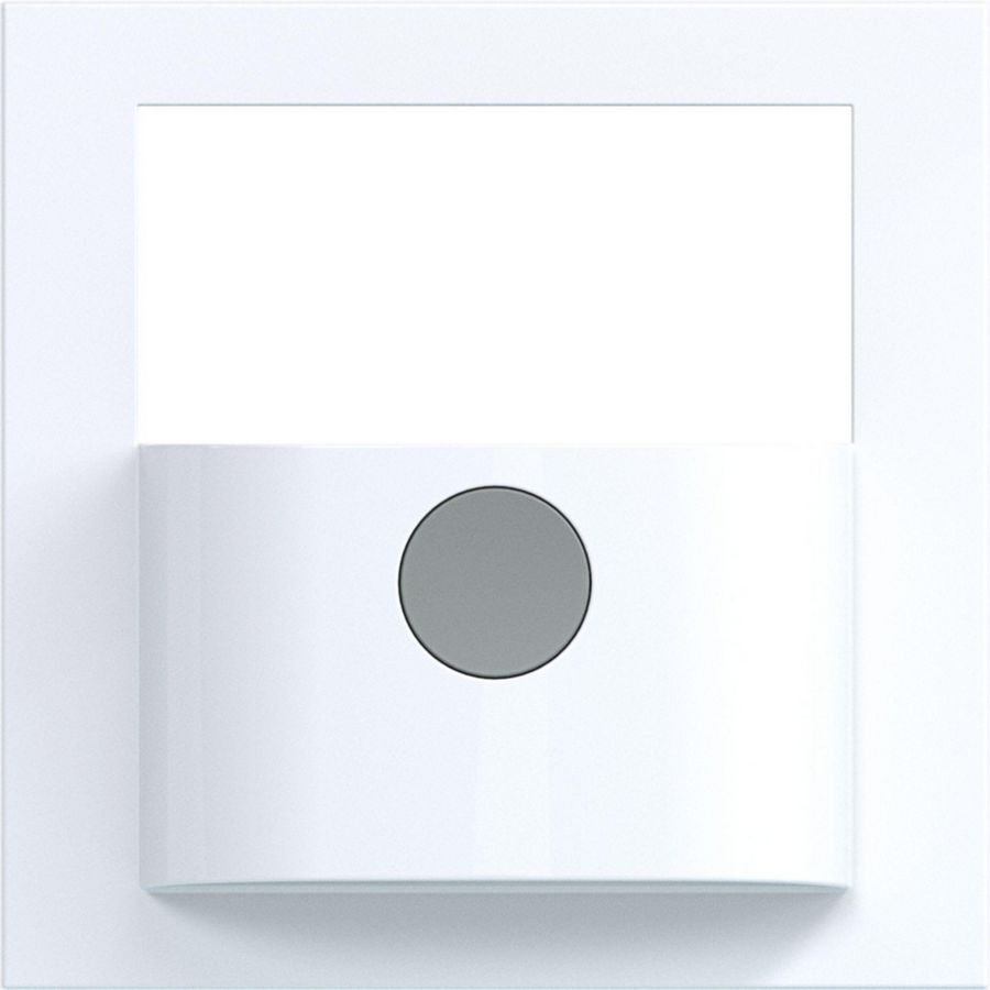 Afdekking met knop voor bewegingsmelder A.x/C.x lichtwit gla