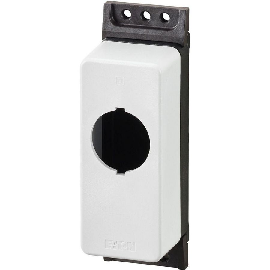 Opbouwkast vlak grijs 1 inbouwplaats 1 x M30