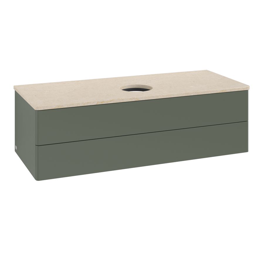 Wastafelonderkast Antao 1200x360x500mm L.Green Matt Lacquer L21013HL