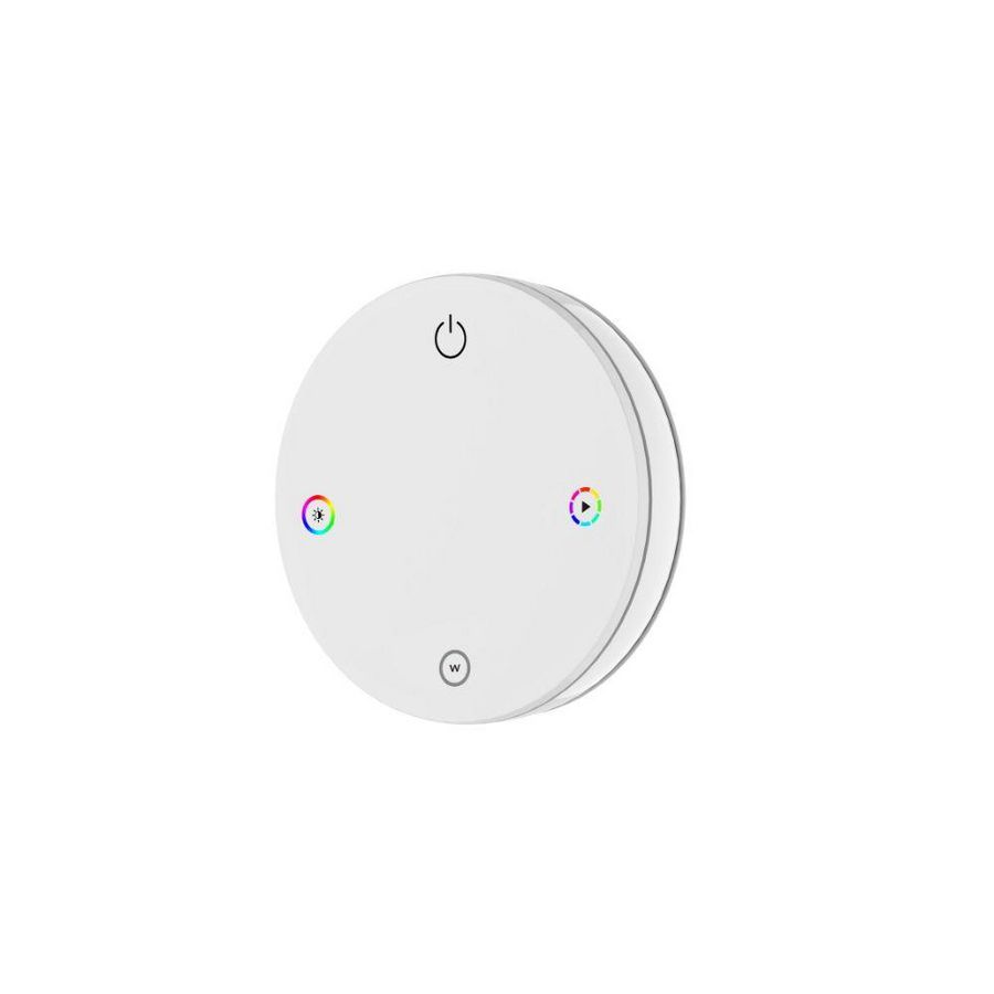 Afstandsbediening RF RGB(W) 1 zone grote drukknopbedieni wit