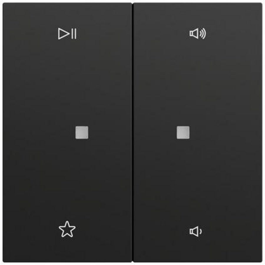 Wip 2-voudig audiobest. System 70 zwart m(gel.)