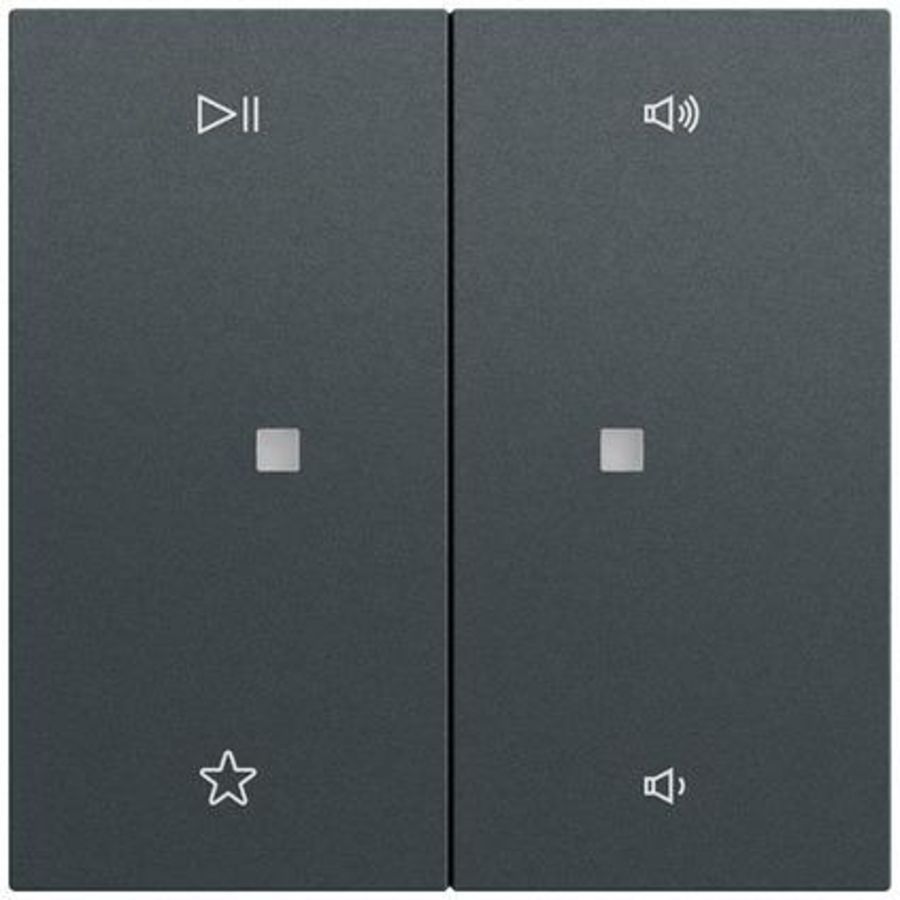 Wip 2-voudig audiobest. System 70 antracit(gel.)