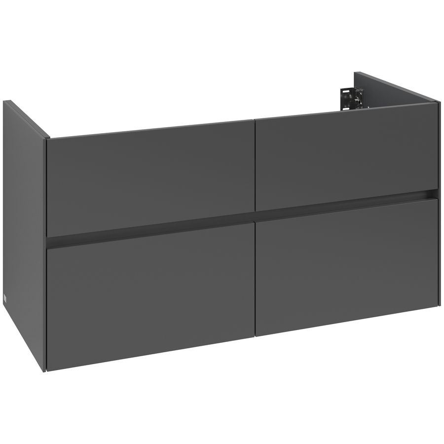Wastafelonderkast Collaro 1196x603x498mm Graphite C140B0VR