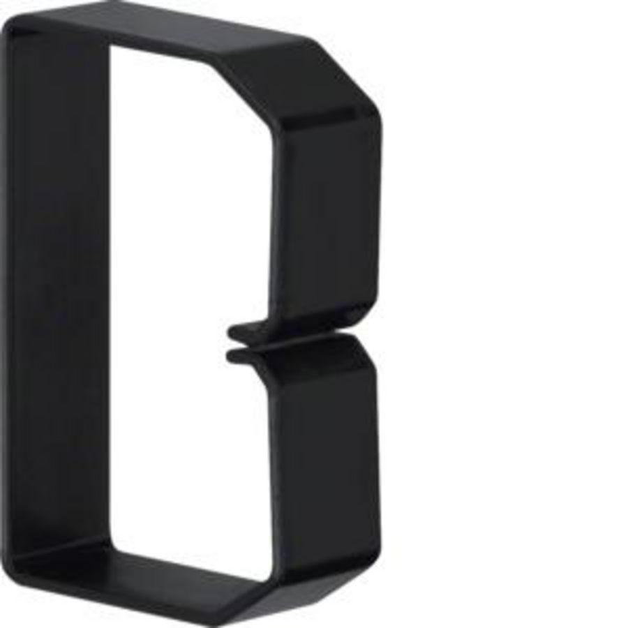 Kabelhouder voor kanaal 60x80mm B/BA6 zwart