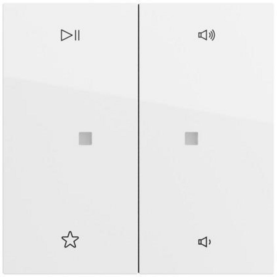 Wip 2-voudig audiobest. System 70 zuiver wit