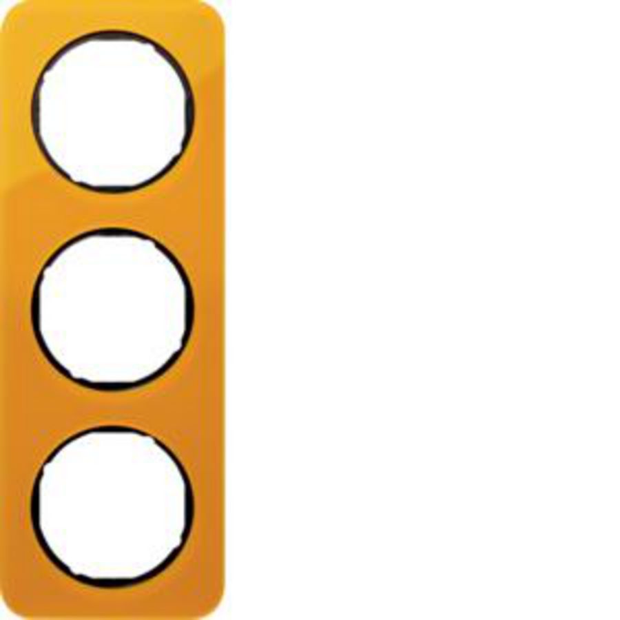 Afdekraam 3-v berker R.1 oranje acryl/zwart