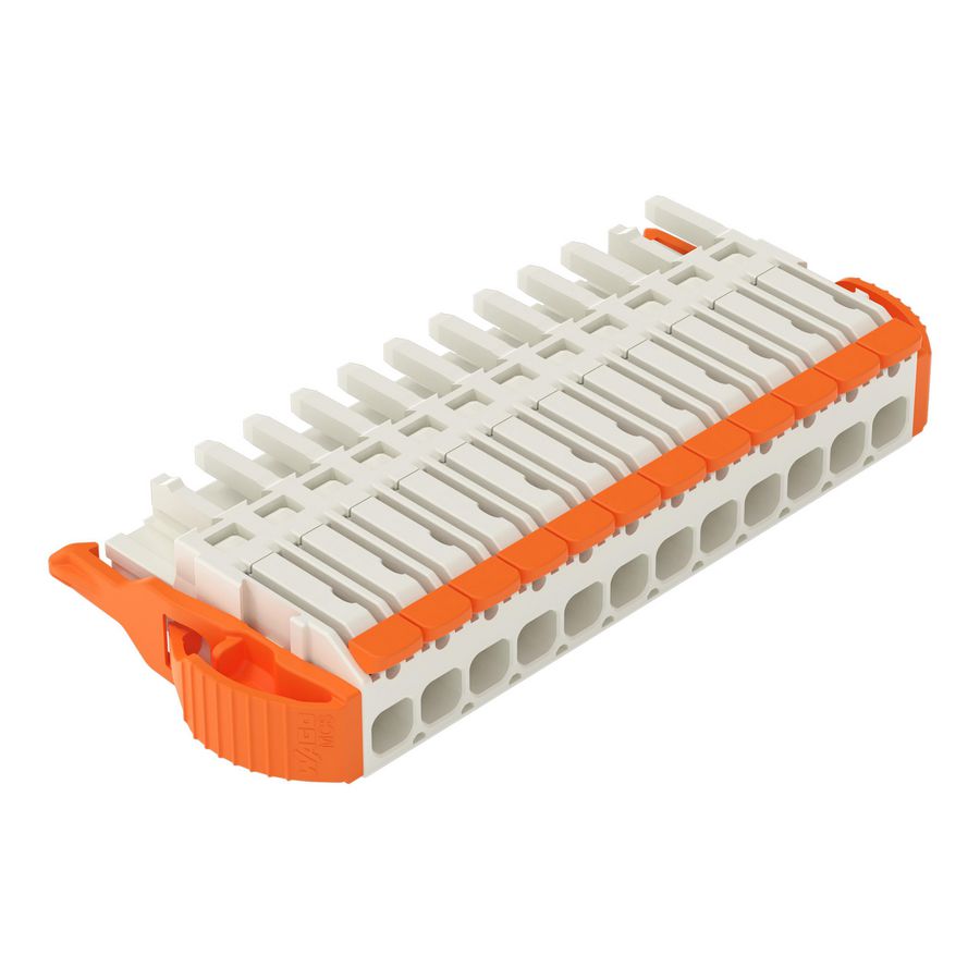1-draads female steker Hendel Push-in CAGE CLAMP li VVE=25