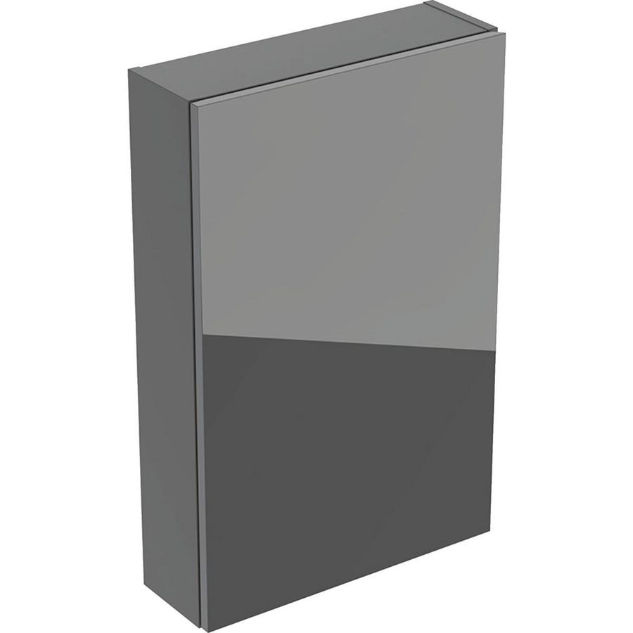 iCon bovenkast rechthoekig met één deur Lava glas