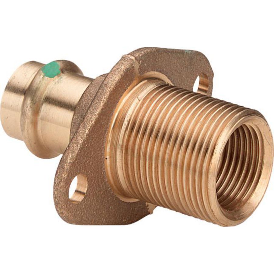 Wanddoorvoering Met Sc 15x 1/2x 3/4x 30 brons/blank VVE=5