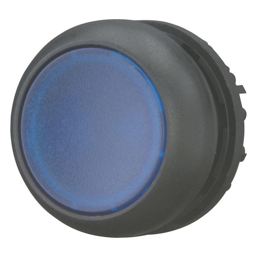Signaaldrukknop vlak blauw terugverend M22S-DL-B VVE=10