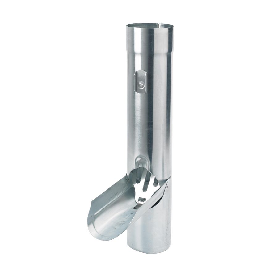 RHEINZINK walsblank regentonklep 120mm  RVS-bladvanger