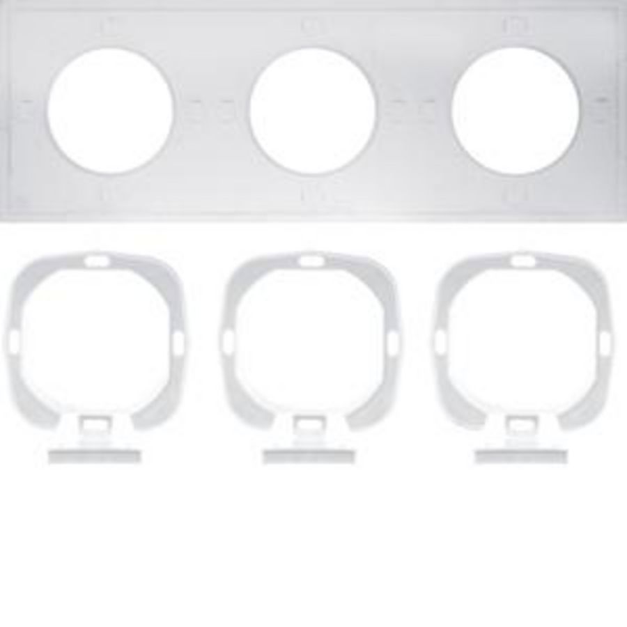 Afdichtingsset berker S.1 IP44 met flens 3-voudig