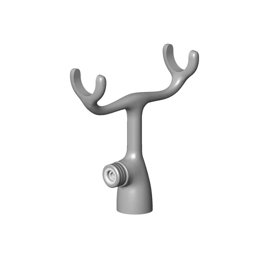 Houder 160x180x55mm Dark Platinum geborsteld
