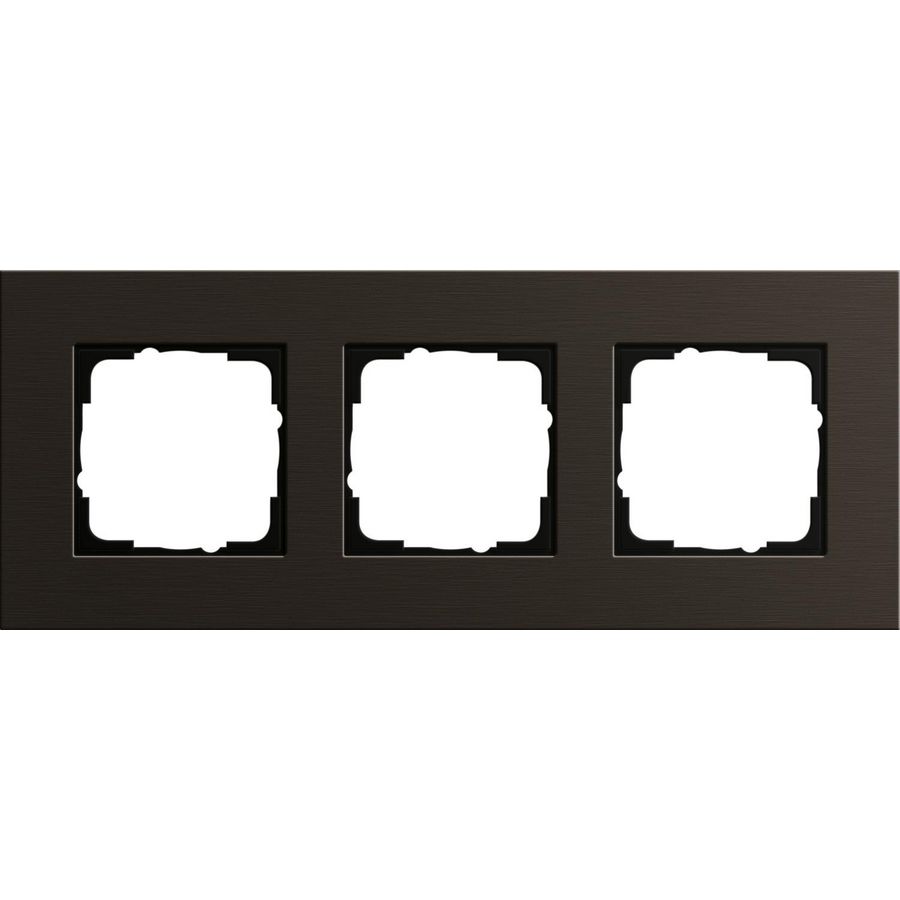 Afdekraam 3-v Gira Esprit alum.bruin(geanod.)