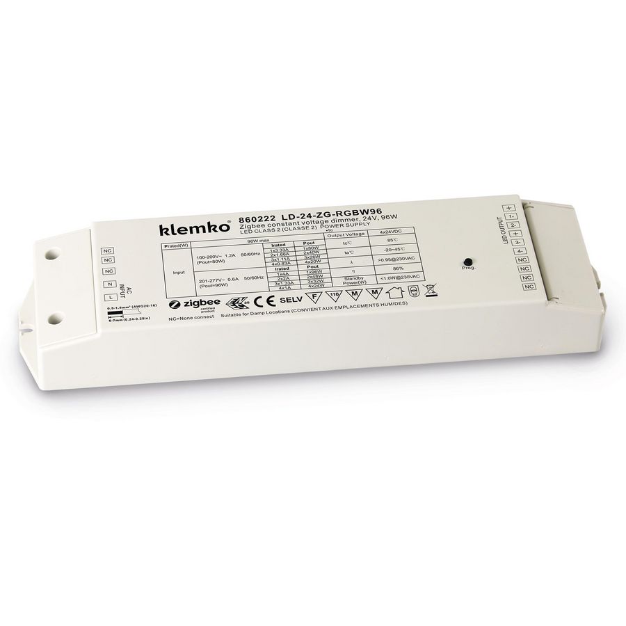 LED driver constante spanning 24V 96W ZigBee RGB/RGBW