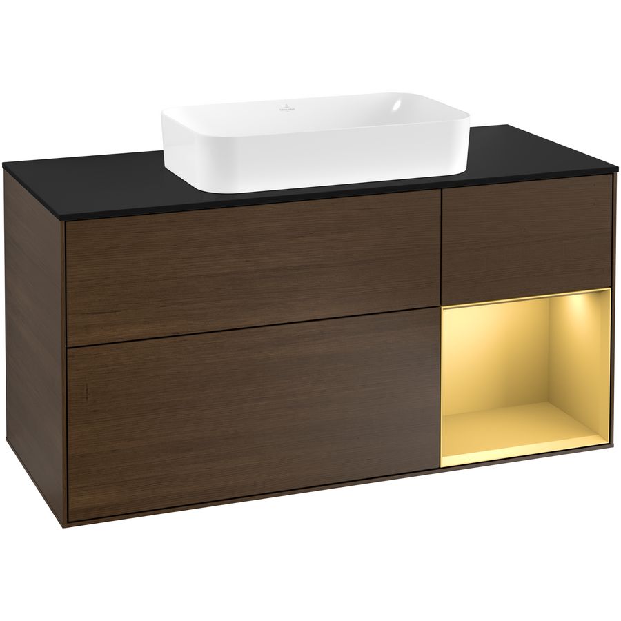 Wastafelonderkast Finion 1200x603x501mm W.Veneer G302HFGN