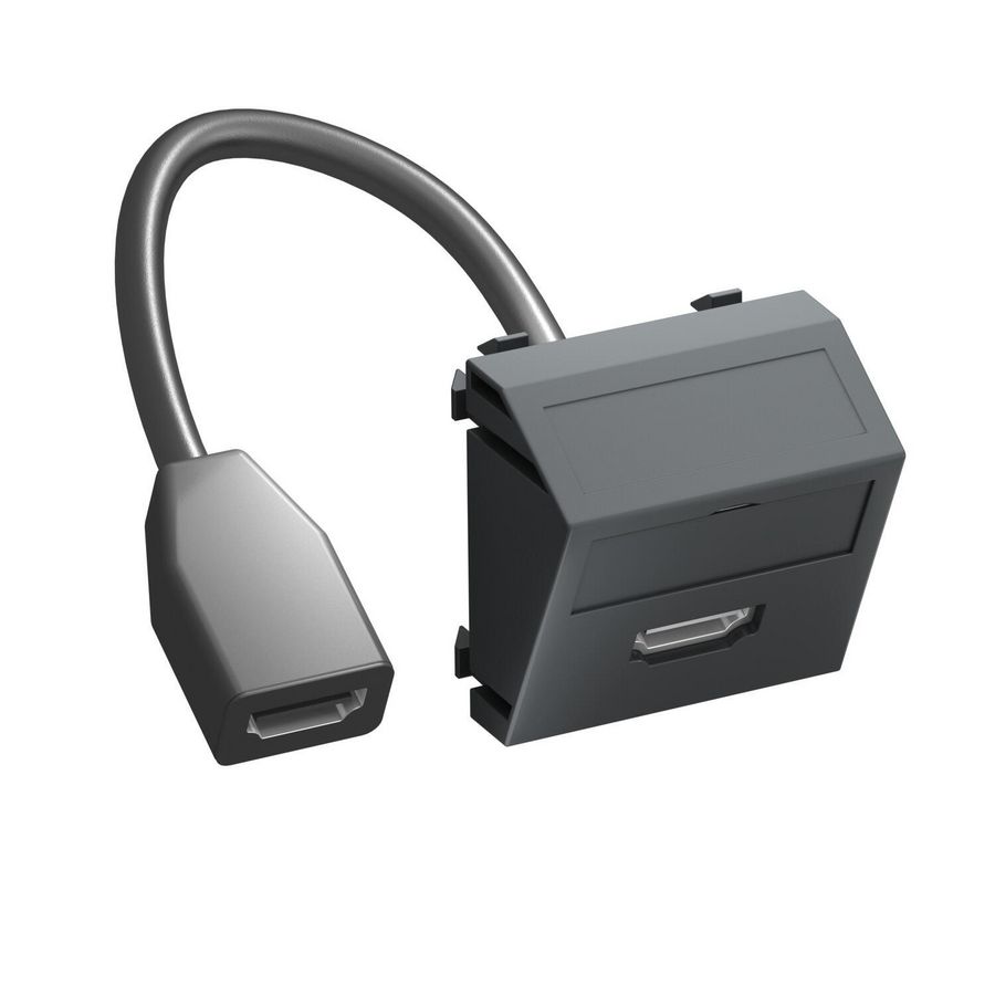 Draagplaat HDMI kabel connector-connector 45x45mm 6104841