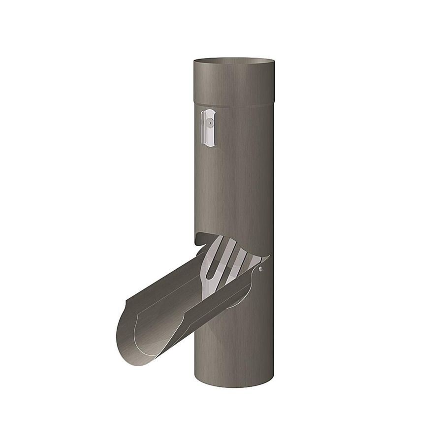 Zinken graphite-grey HWA regentonklep 100mm