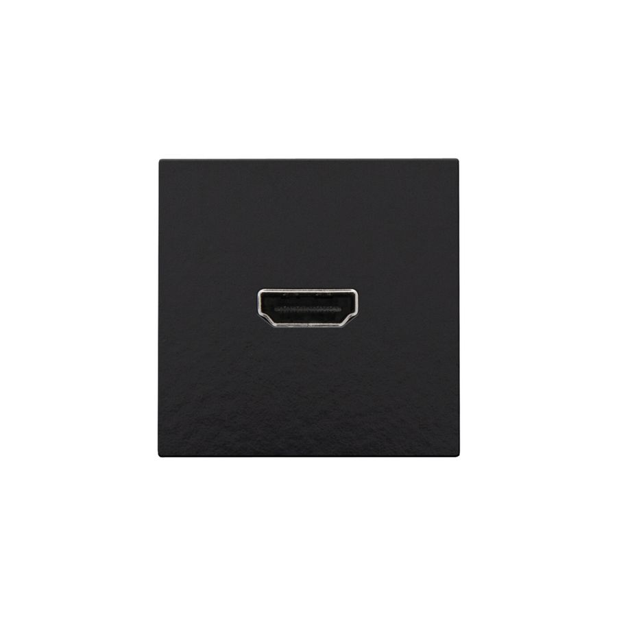 Afwerkingsset met HDMI-naar-HDMI-aansl. piano black coated