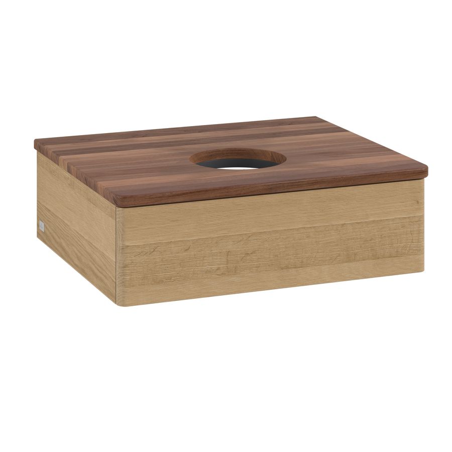 Wastafelonderkast Antao 600x190x500mm Honey Oak L07012HN