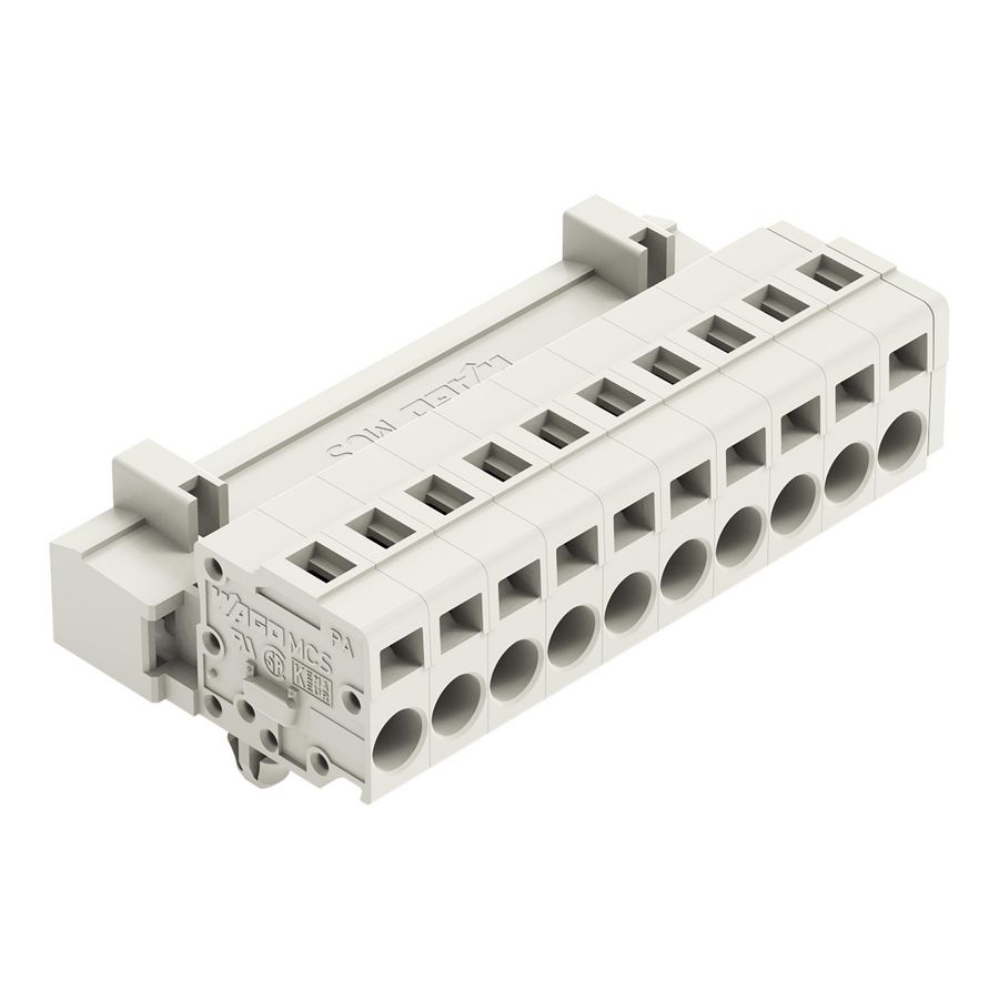 1-draads male steker 2,5mm² lichtgrijs 721-610/018-000 VVE=50