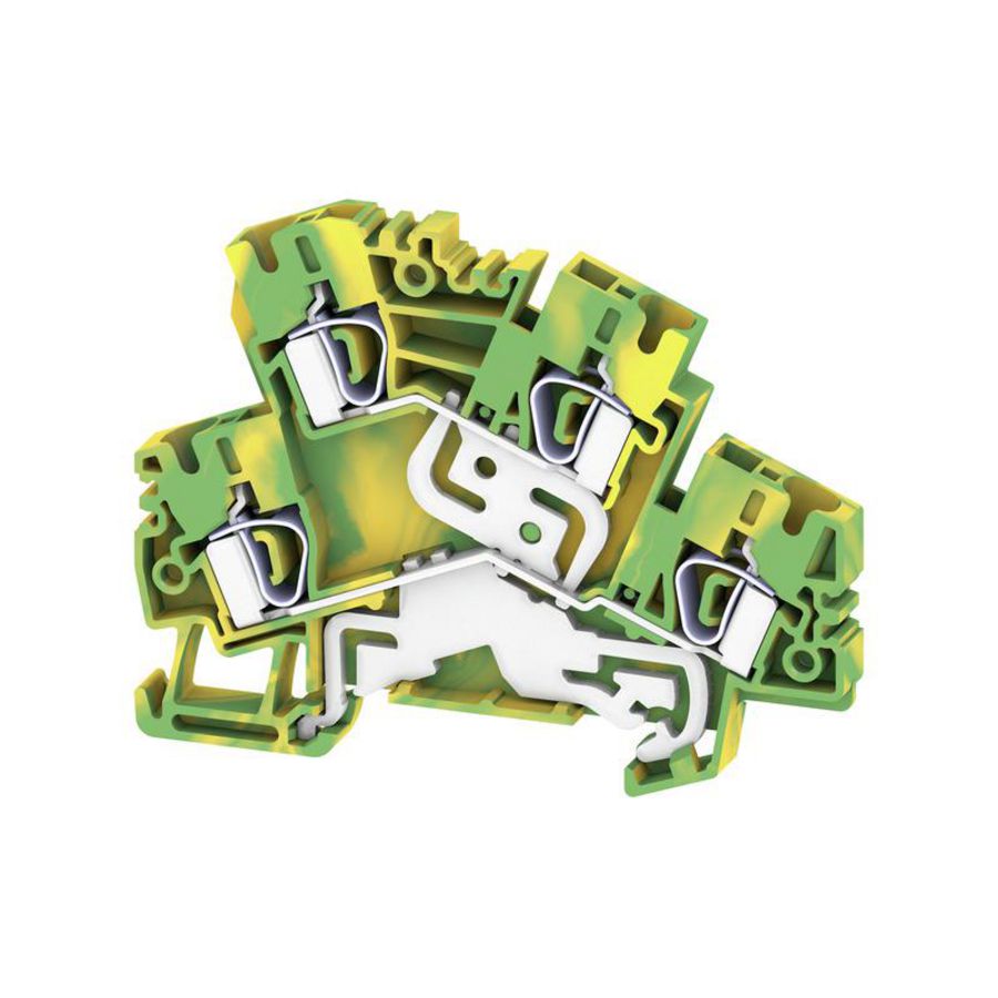Aardklem PE terminal groen/geel 4mm² VVE=50
