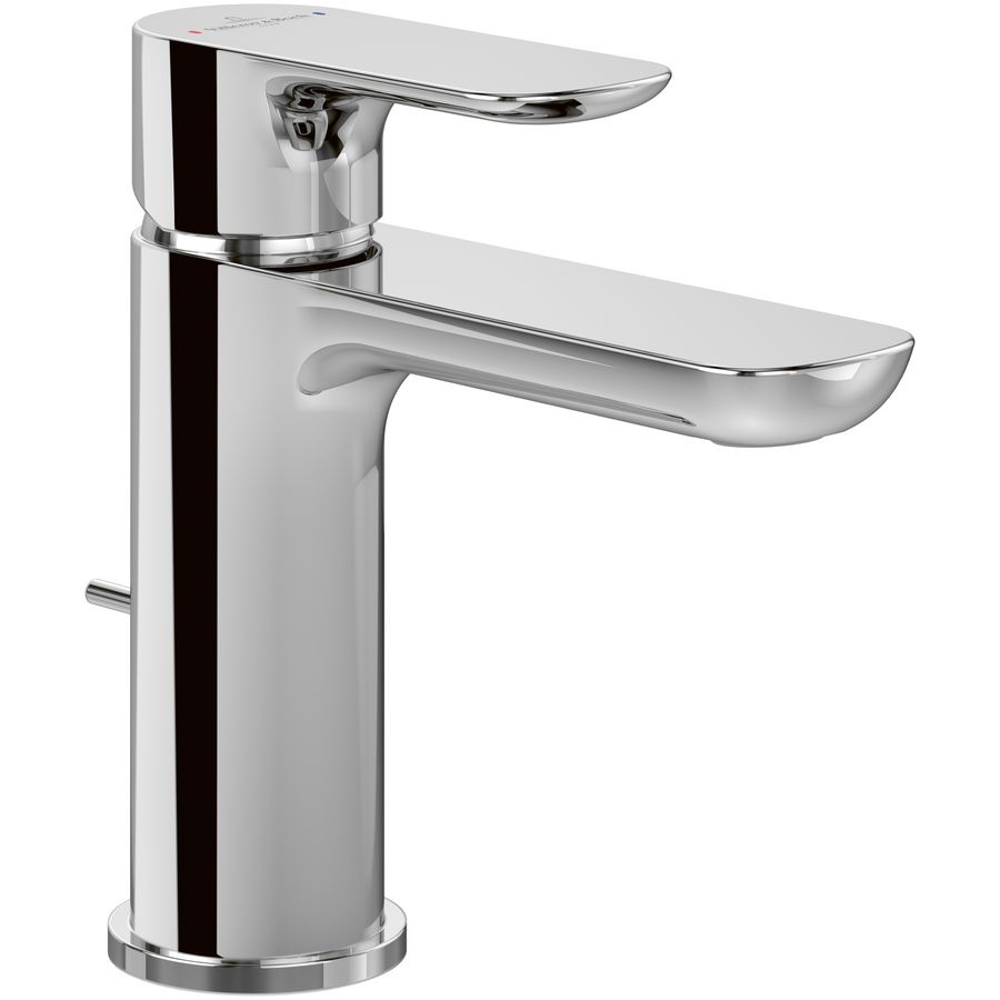 Wastafelkraan O.novo 1-hendel Chrome sprong 117mm incl. waste-inrichting TVW10400300061